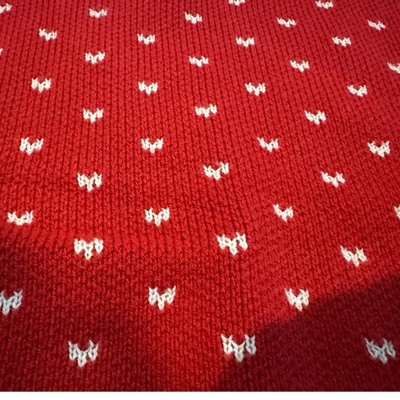 Free People Women’s Easy Street Crop Sweater Red Size XL – NWT Chunky Knit - Picture 6 of 11